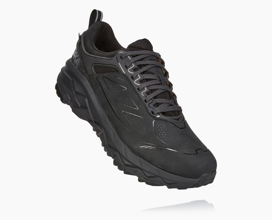 Trail Shoes Mens - Hoka One One Challenger Low GORE-TEX - Black - WNCFQRM-39